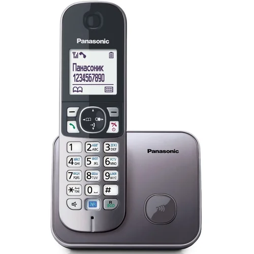 Panasonic Telefon bežični, DECT, 1,8″ LCD zaslon, spikerfon – KX-TG6811FXM