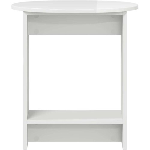  Bocni stol Visoki Sjaj Bijeli 50 x 39 5 x 55 cm Slike