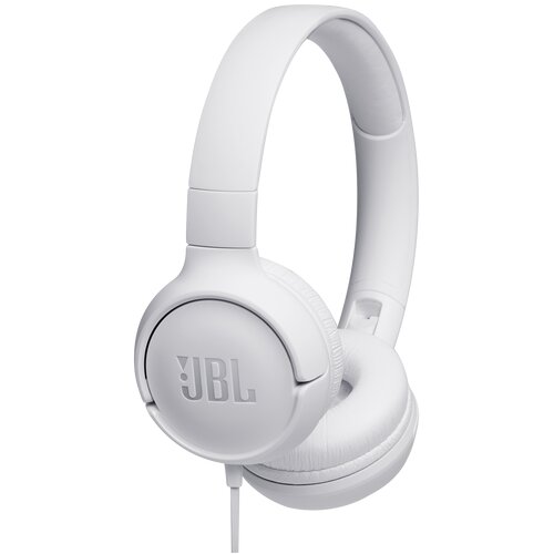 JBL Tune 500 naglavne slušalke z mikrofonom, bele Cene
