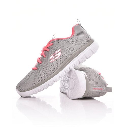 Skechers Nizke superge &amp;#039;Graceful Get Connected&amp;#039; siva / roza Slike