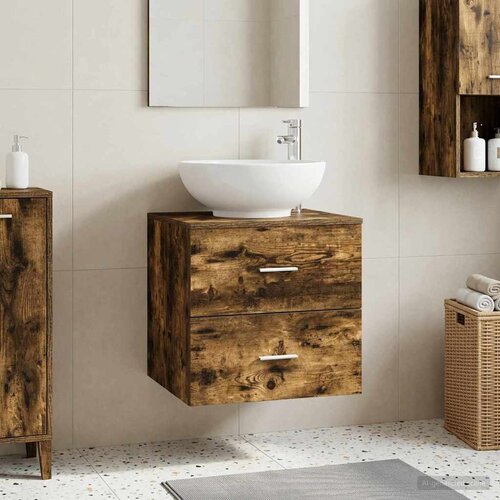  Umivaonik s policom Dimljeni hrast 49,5 x 44,5 x 66,5 cm Cene