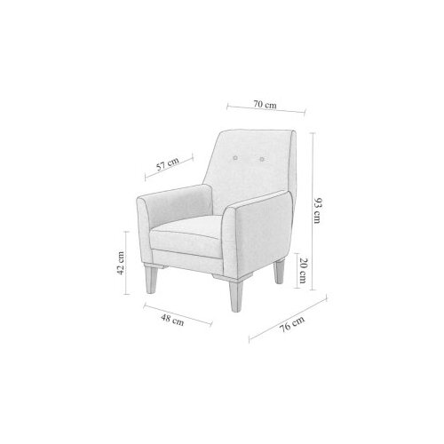 Atelier Del Sofa fotelja Vina 867UNQ1084 Cene