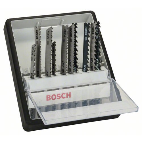 Bosch 10-delni Robust Line set listova ubodne testere Wood Expert T-prihvat 2607010540/ T 101 AO; T 101 B; T 101 BR; T 101 AOF; T 101 BF; T 101 BRF; T 244 D; T 144 D; T 144 DF; T 144 DP Cene