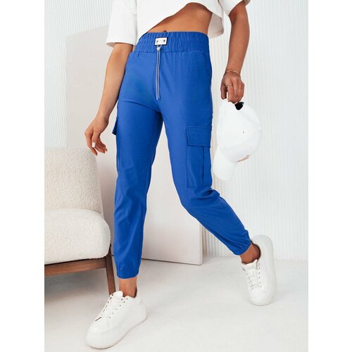 DStreet MAREN Women's Trousers Blue Slike