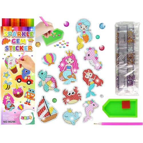  Embroidery Sticker Set Sea World Animals Mosaic Cijene