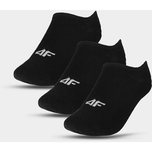 4f Women's Casual Short Socks (3 pack) - Black Slike