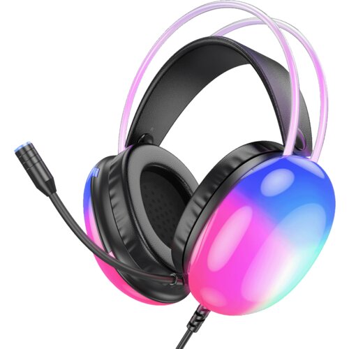 hoco. slušalice sa mikrofonom, gaming, usb, led - W109 plus rich Cene