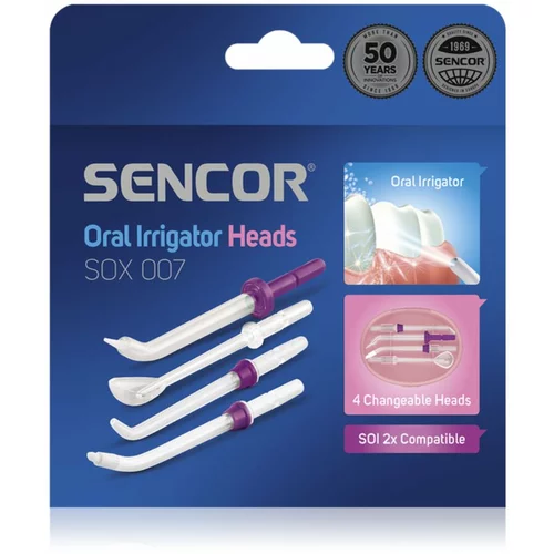 Sencor SOX 007 nadomestne glave za ustno prho For SOI 22x 4 kos
