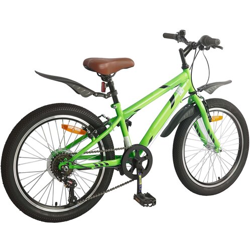  Dječji Bicikl 24 Inča 6-Speed za djecu od 8 do 12 godina Zelena Slike