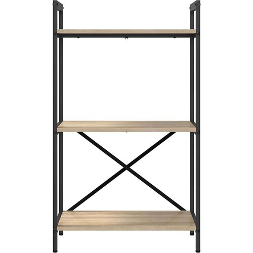 VidaXL Polica Sonoma hrast 56 x 34 x 96 cm Konstruirano drvo Slike