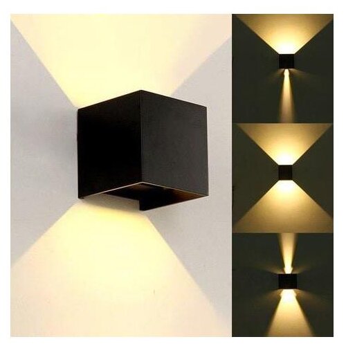  LED spolja&scaron;nje zidno svetlo KREON 2xLED/3W/230V IP54 3000K crno Cene