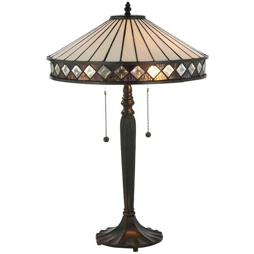  Endon 70935 - Stona lampa Tiffany FARGO, 2x E27/60W/230V, prečnik 41,5 cm Cene