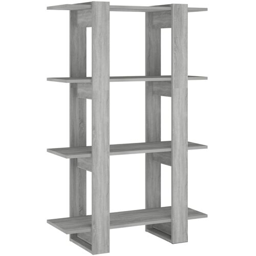 Maison Chic Knjižna omara - Knjižni regal siva sonoma 80x30x123,5 cm, (21723440) Slike