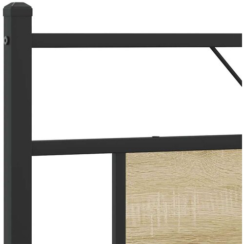 VidaXL metalni okvir kreveta bez madraca boja hrasta sonome 180x200 cm Slike