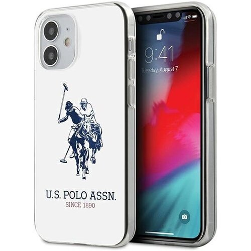 U.S. Polo Assn. OVITEK ZA IPHONE 12 MINI BEL SVETLEČ VELIK LOGO, (21834361) Cene