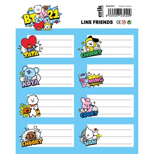 Grupo BT21 LEPILNE ETIKETE, (20872947) Cene
