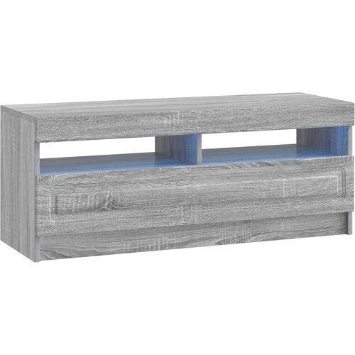  LED TV kabinet UTRECHT 3 kom. Siva Sonoma Konstruirano drvo 100 x 35 x 40 cm Slike
