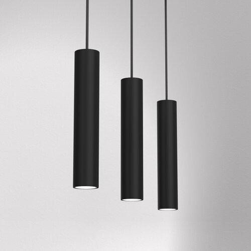  Luster na sajli RAITO 3x GU10/8W/230V crna Slike