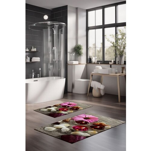  CT-5144 multicolor bathmat set (2 pieces) Cene