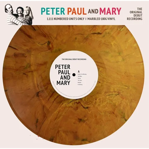 Peter, Paul and Mary - The Original Debut Recording (Limited Edition) (Numbered) (Gold Marbled Coloured) (LP)