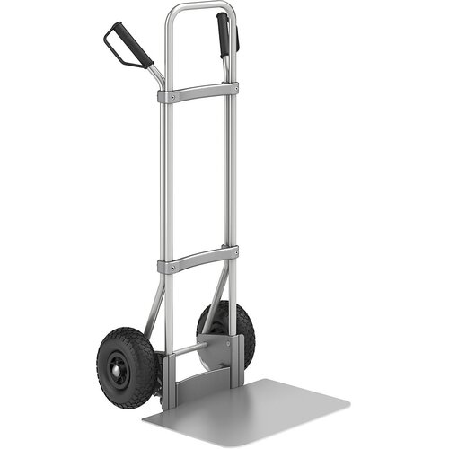 eurokraft pro aluminijast voziček za prevoz vreč, nakladalna površina šxg 450 x 500 mm, aluminij, kolesa z zračnico Cene