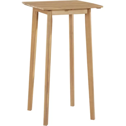 vidaXL Barski stol od masivnog bagremovog drva 60 x 60 x 105 cm