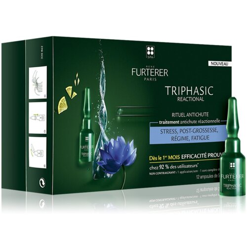 Ren&amp;eacute; Furterer Triphasic Reactional kompleksna njega za kosu koja ispada 12 x 5 ml Slike