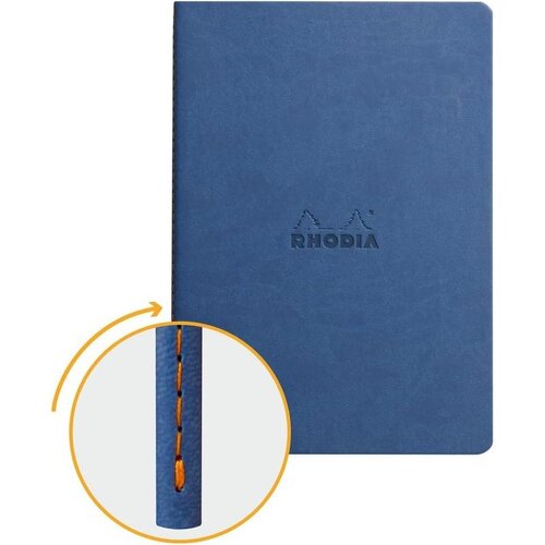 Clairefontaine Rhodia Rhodiarama bilježnica A5, 32 lista, linije, tamnoplava Slike