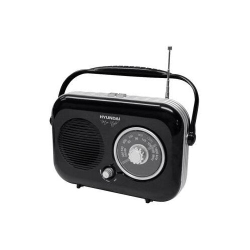 Hyundai PR100 retro prenosni radio AM/FM z AUX vhodom Slike