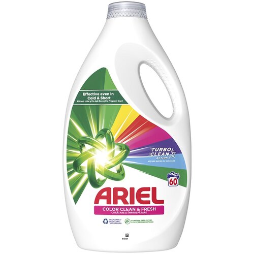 Ariel Color Clean & Fresh tečni deterdžent za veš, 60 pranja, 3l Cene