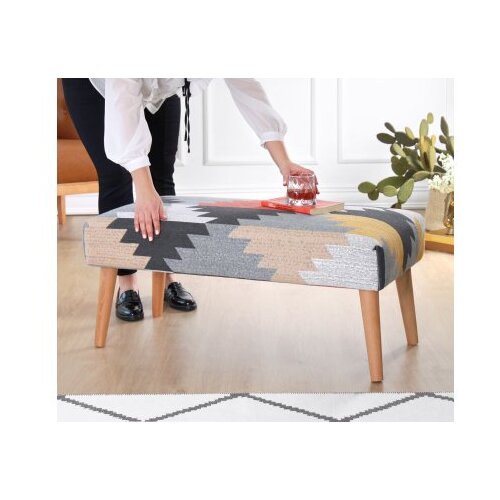 Atelier Del Sofa klupa Beshir v2, 91x42x46 cm, Šarena Cene
