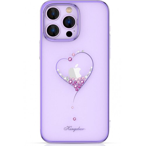 Kingxbar Wish ovitek s kristali za iPhone 13/14, Purple Cene