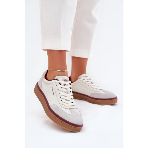 Daniel Lopez Just Dare BIG STAR SHOES Leather Women's Sneakers Big Star By Daniel Lopez Cene