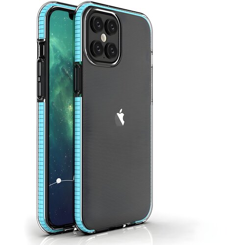 IZMAEL.eu Futrola Spring clear TPU za Apple iPhone 12 Pro Max - Tirkizna Cene