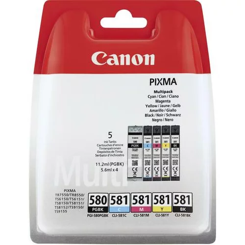 Canon komplet kartuš PGI-580PGBK + CLI-581 (BK/C/M/Y), original