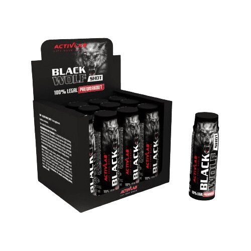 ACTIVLAB Black Wolf Shot za trening, 12 komada Slike