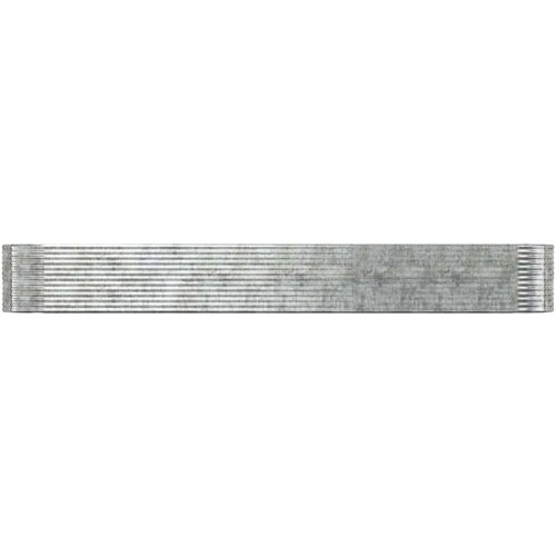 VidaXL Vrtna sadilica srebrna 554x100x68 cm od čelika obloženog prahom Slike