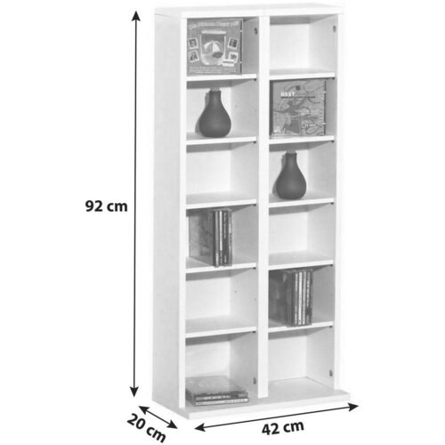 MID.YOU REGAL ZA CD-JE 42/92/20 cm barve bukve Slike
