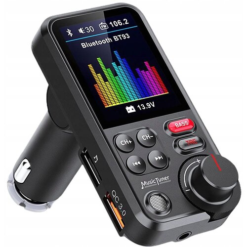 Auto bluetooth transmiter 5.0 fm usb qc tf bass lcd 12-24v Cijene