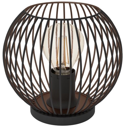 Eglo 901872 - Stona lampa ALMANZORA 1xE27/60W/230V crna Slike