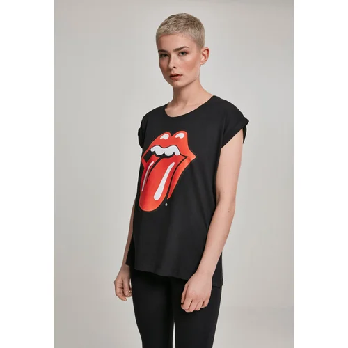 Merchcode Women's T-shirt Rolling Stones Tongue black