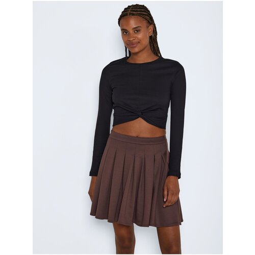 Noisy May Drakey Long Sleeve Black T-Shirt - Women Slike