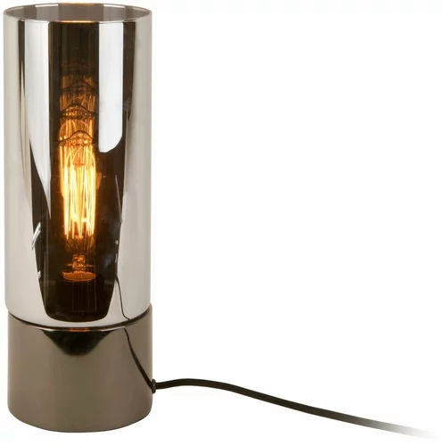 Leitmotiv stolna svjetiljka u metalik sivoj boji sa zrcalnim odsjajem Lax