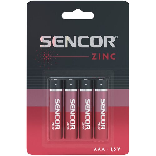 Sencor R03 AAA cink-karbon baterije, 4 komada Slike