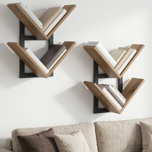  Floating polica za zid 43 x 15 x 47 cm Slike