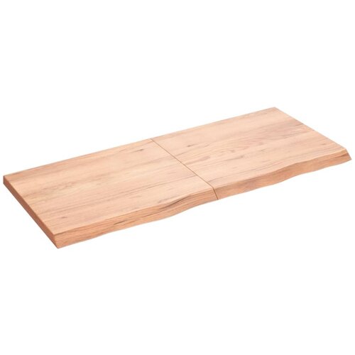 vidaXL Zidna polica svjetlosmeđa 120x50x4 cm od obrađene hrastovine Cijene