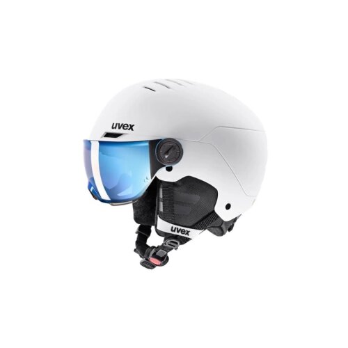 Kaciga UVEX ROCKET JUNIOR VISOR white-black mat S2 Cene