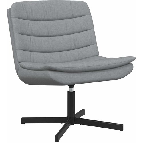  Stolica na kotačiće Svijetlo siva 63 x 75 x 76 cm tkanina Cijene
