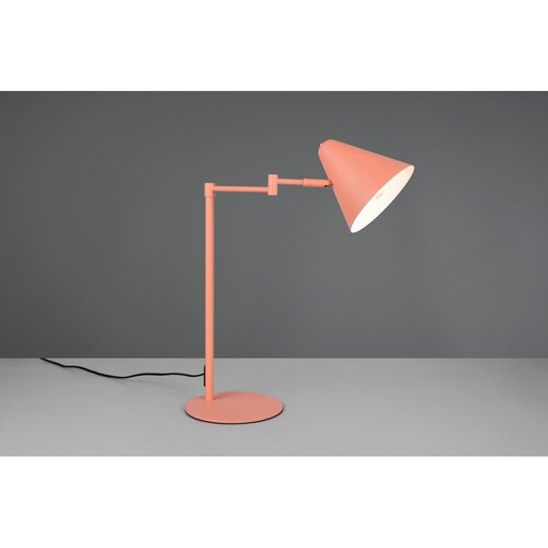  Oranžna namizna svetilka z upogljivo konstrukcijo (vi&amp;scaron;ina 50,5 cm) Cosima &amp;ndash; Slike