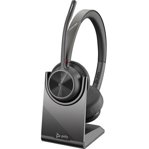 Poly Voyager 4320 Headset + BT700 dongle + Charging Stand Slike